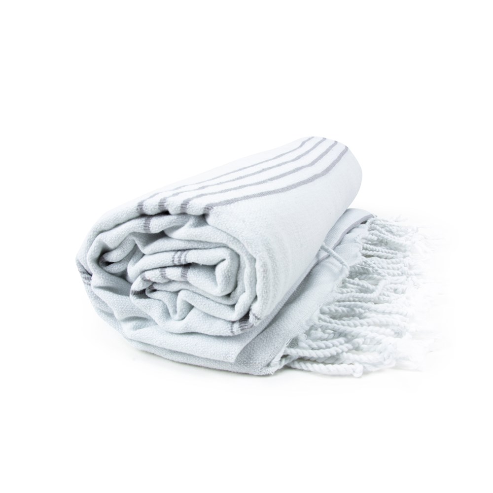 Hamam Sultan Towel - Wit/Grijs
