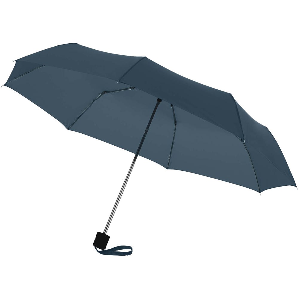Ida 21.5'' opvouwbare paraplu - Hale blauw