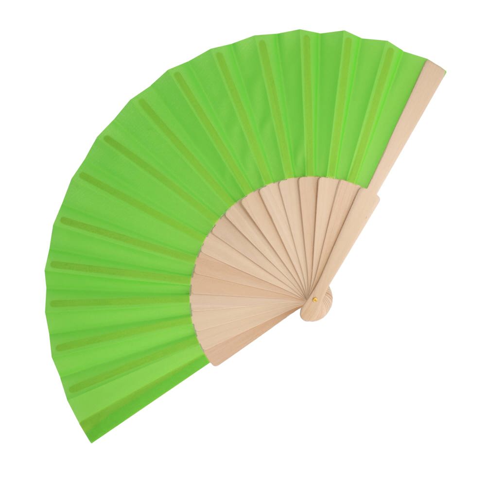 Waaier hout &amp; R-PET - lichtgroen