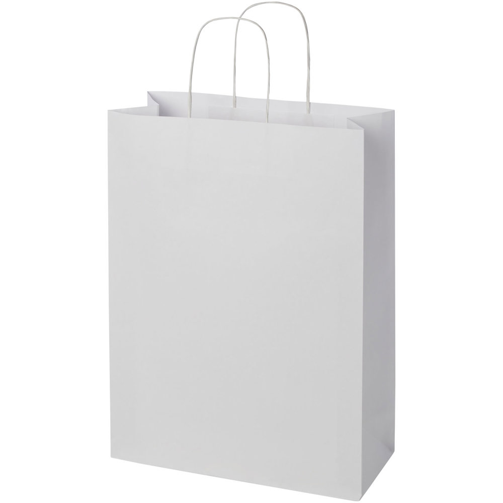 Papieren tas 120 g/m2 gemaakt van kraftpapier met gedraaide handgrepen - 31 x 12 x 41 cm