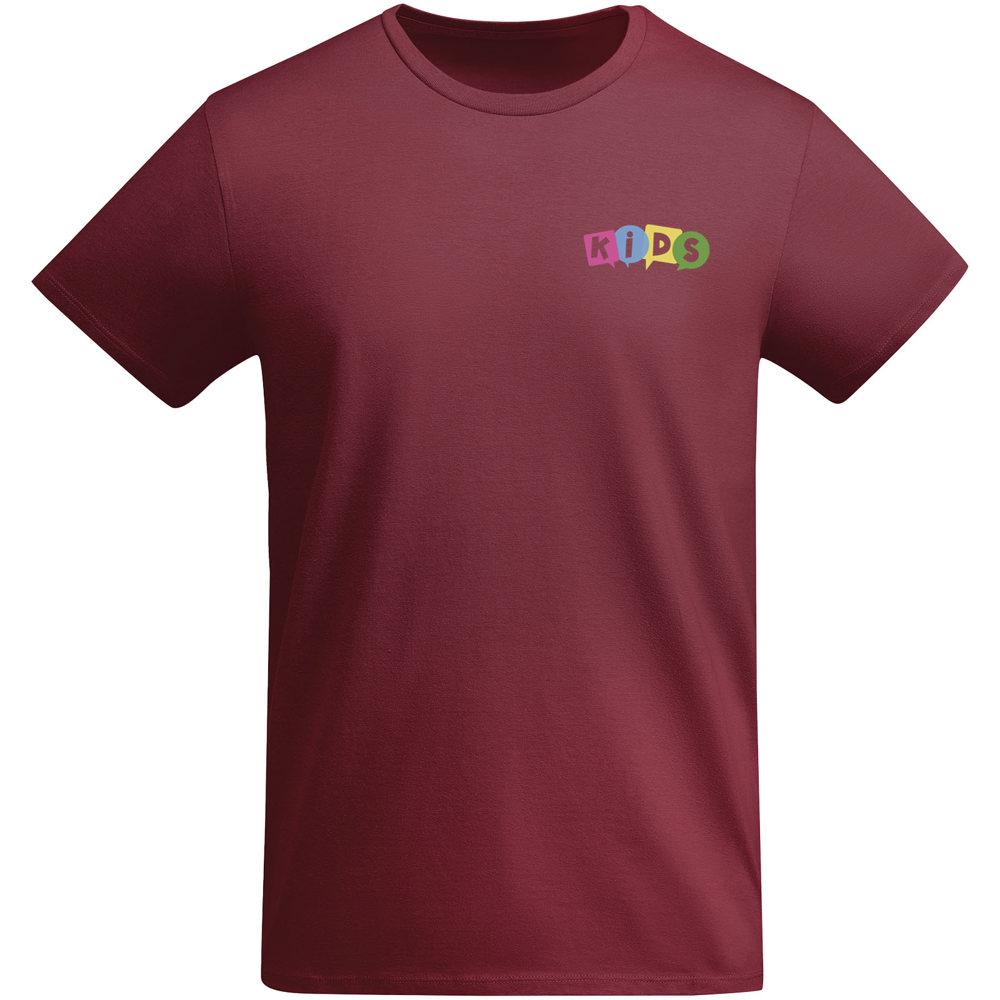 Breda 175 g/m² biologisch katoenen kindershirt met korte mouwen