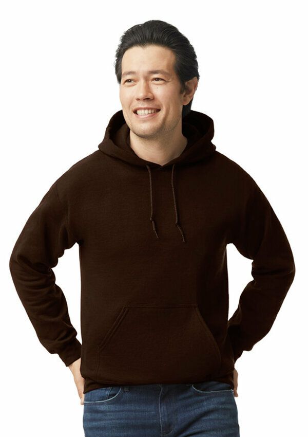 Gildan Heavy Blend Hooded Sweater - 105 Dark Chocolate