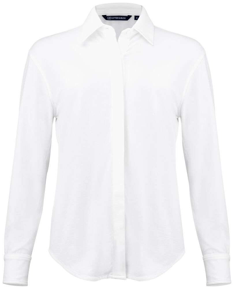 Cutter & Buck - Hedley Stretch Shirt Dames - Wit