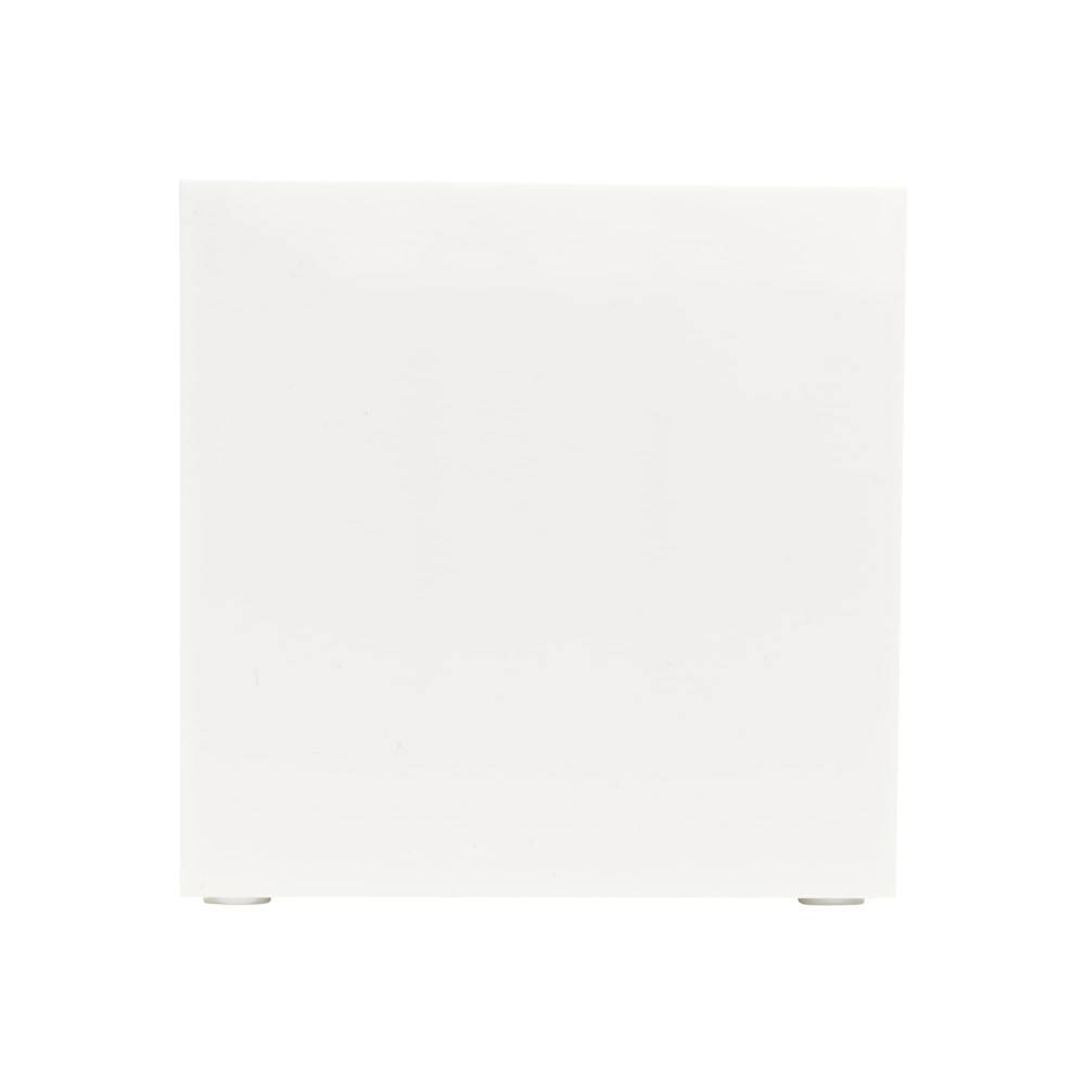 Papierkubus de luxe wit papier 10x10x10cm