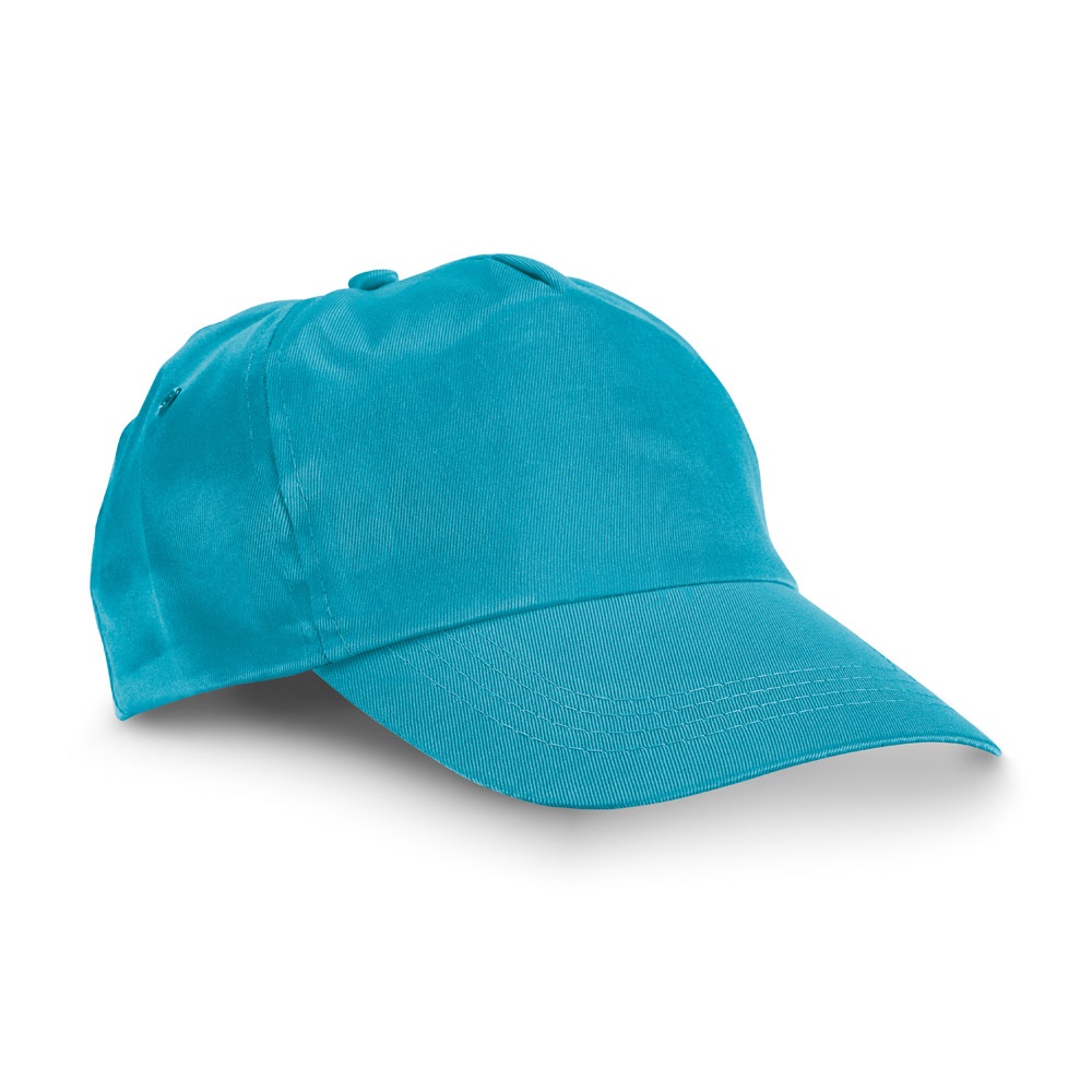 CAMPBEL. Polyester cap - Licht blauw