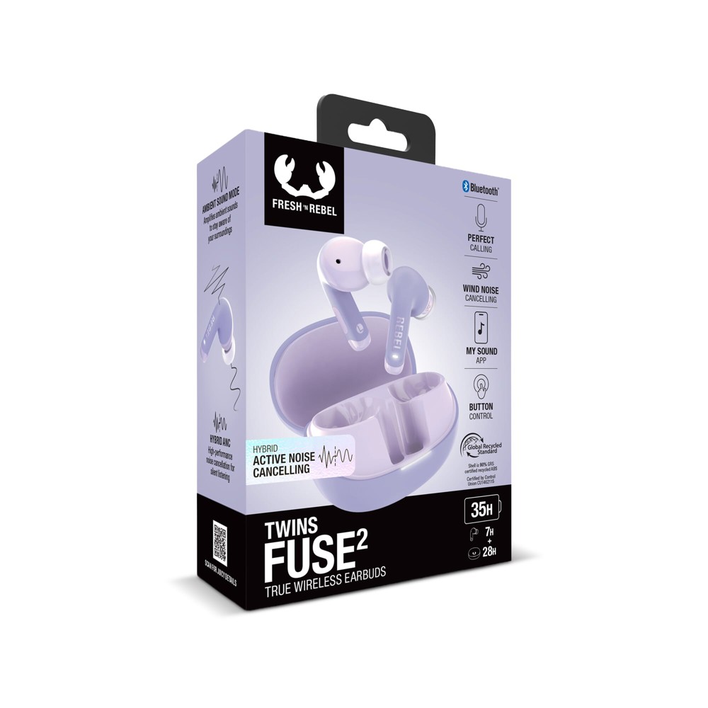 Fresh 'n Rebel Twins Fuse 2 ANC In-ear Oordopjes