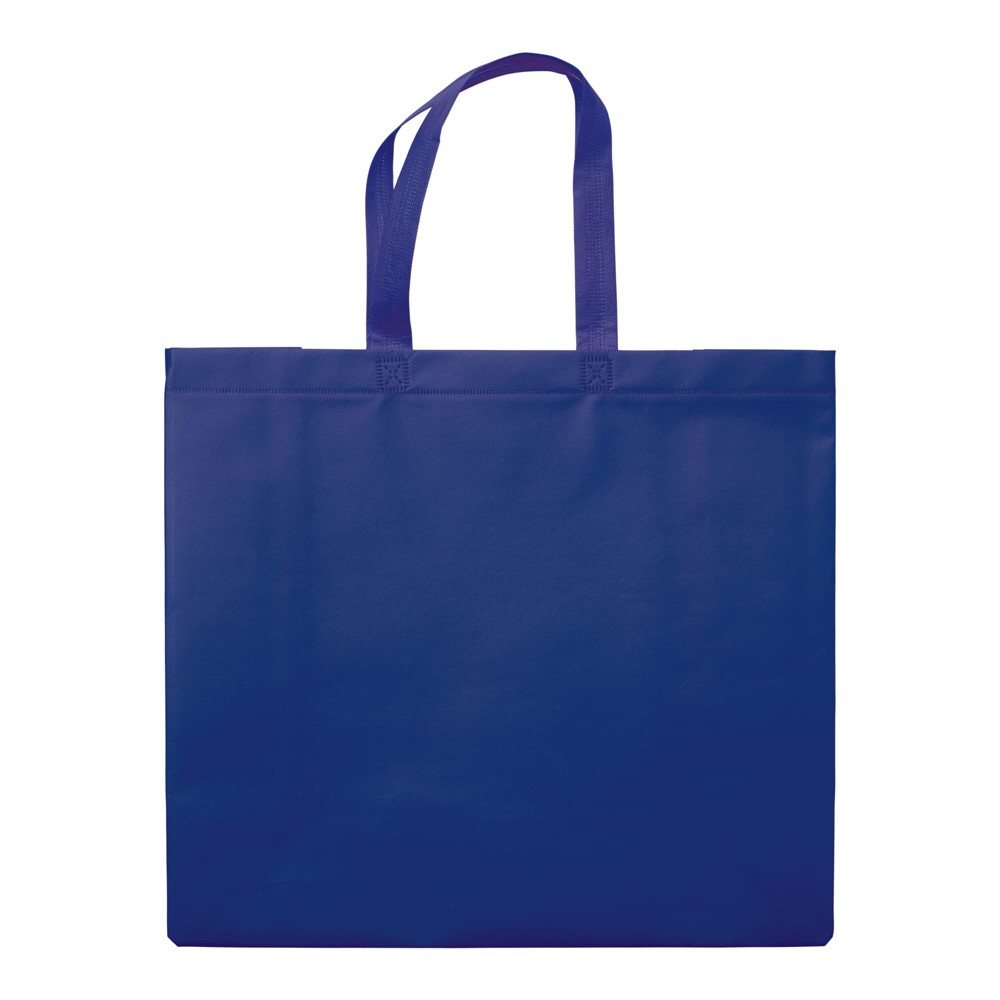 Draagtas gelamineerd non-woven groot 105g/m² - Donkerblauw