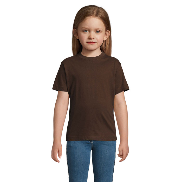 IMPERIAL KIDS - IMPERIAL kind t-shirt 190g - Chocolate