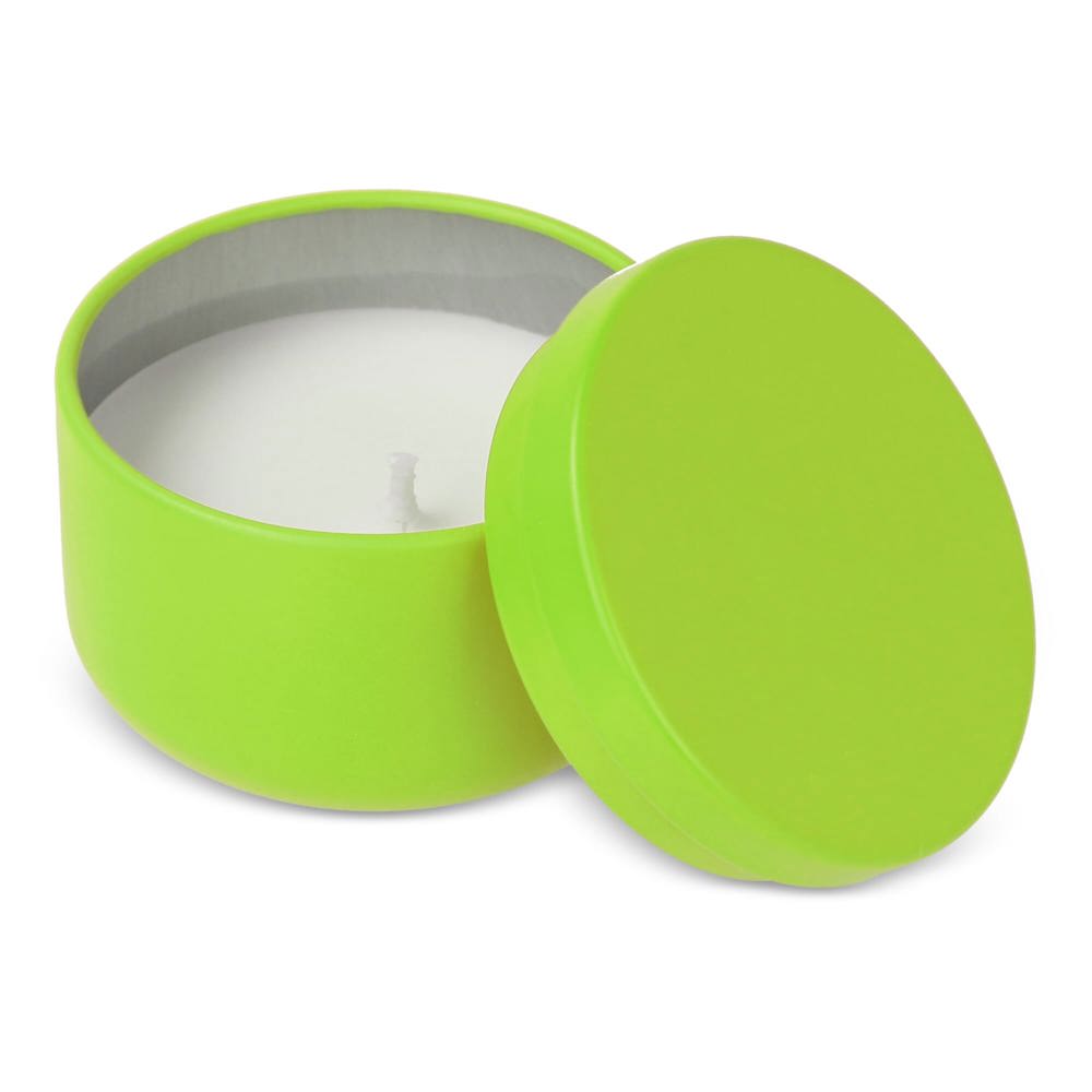 Asana plantaardige kaars in gerecycled blik