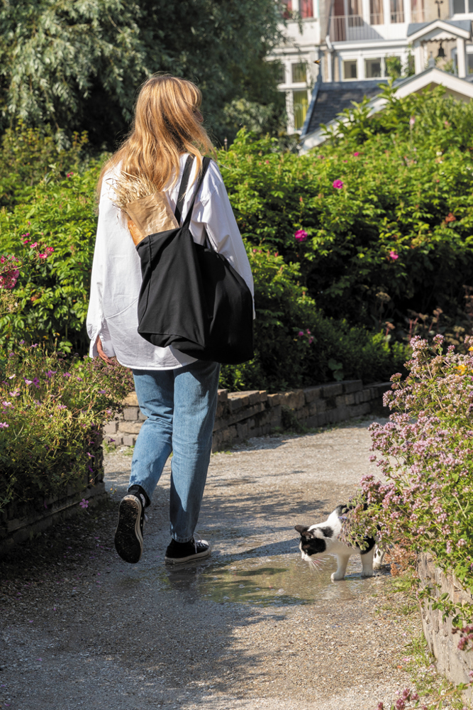 Impact AWARE ™ gerecycled katoenen shopper 145gsm