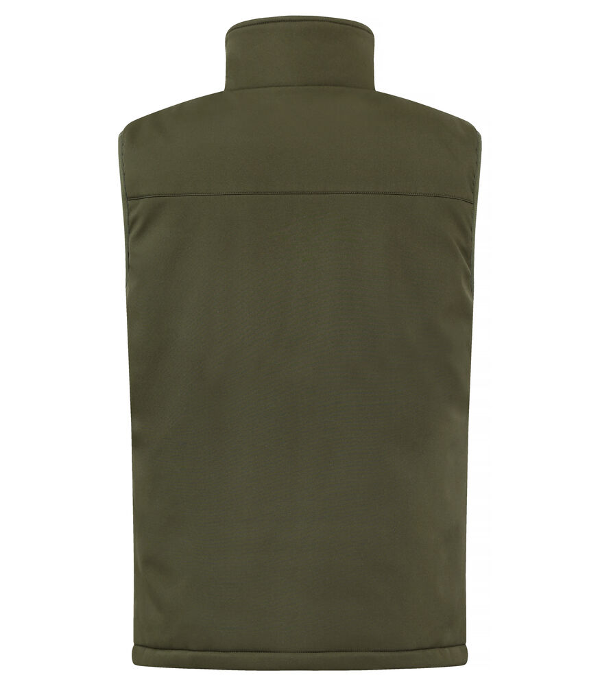Clique - Padded Softshell Vest Mistgroen L