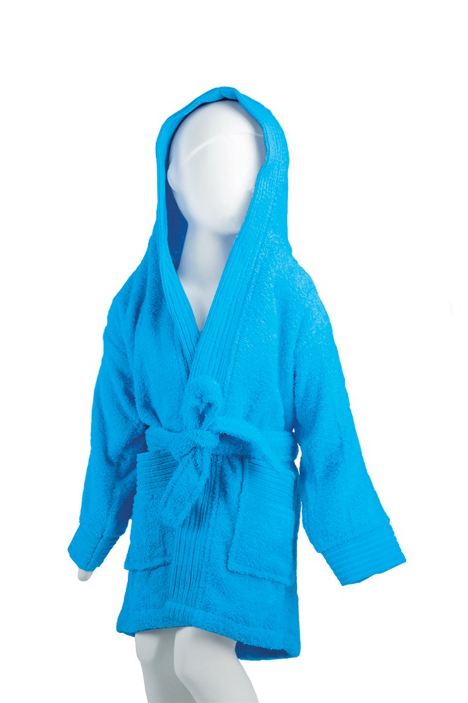 Kids Bathrobe - Turkoois
