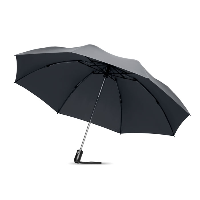 DUNDEE FOLDABLE - Opvouwbare reversible paraplu - Grijs