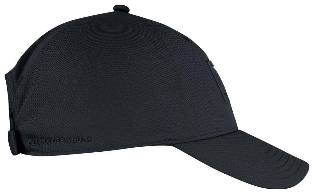 Cutter & Buck - Gamble Sands Cap Junior Zwart met Zwarte print No Size