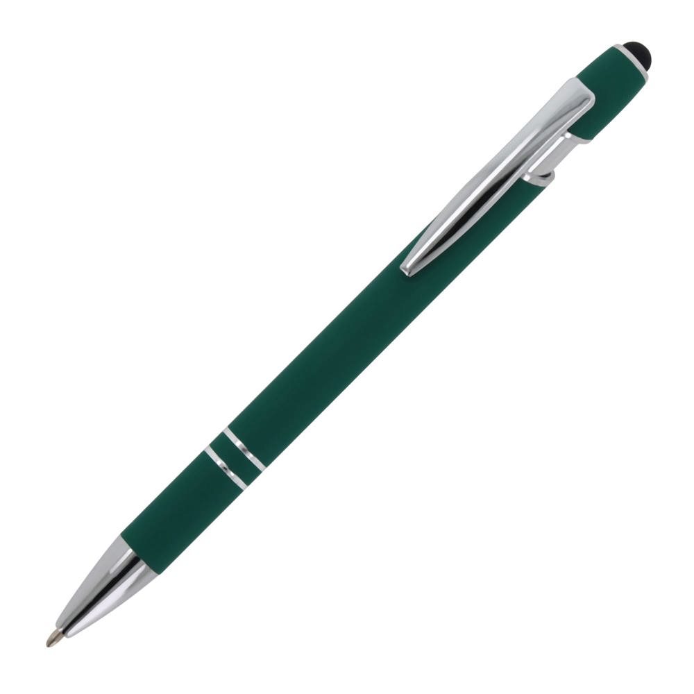 Balpen Paris Metaal soft touch - Donker Groen
