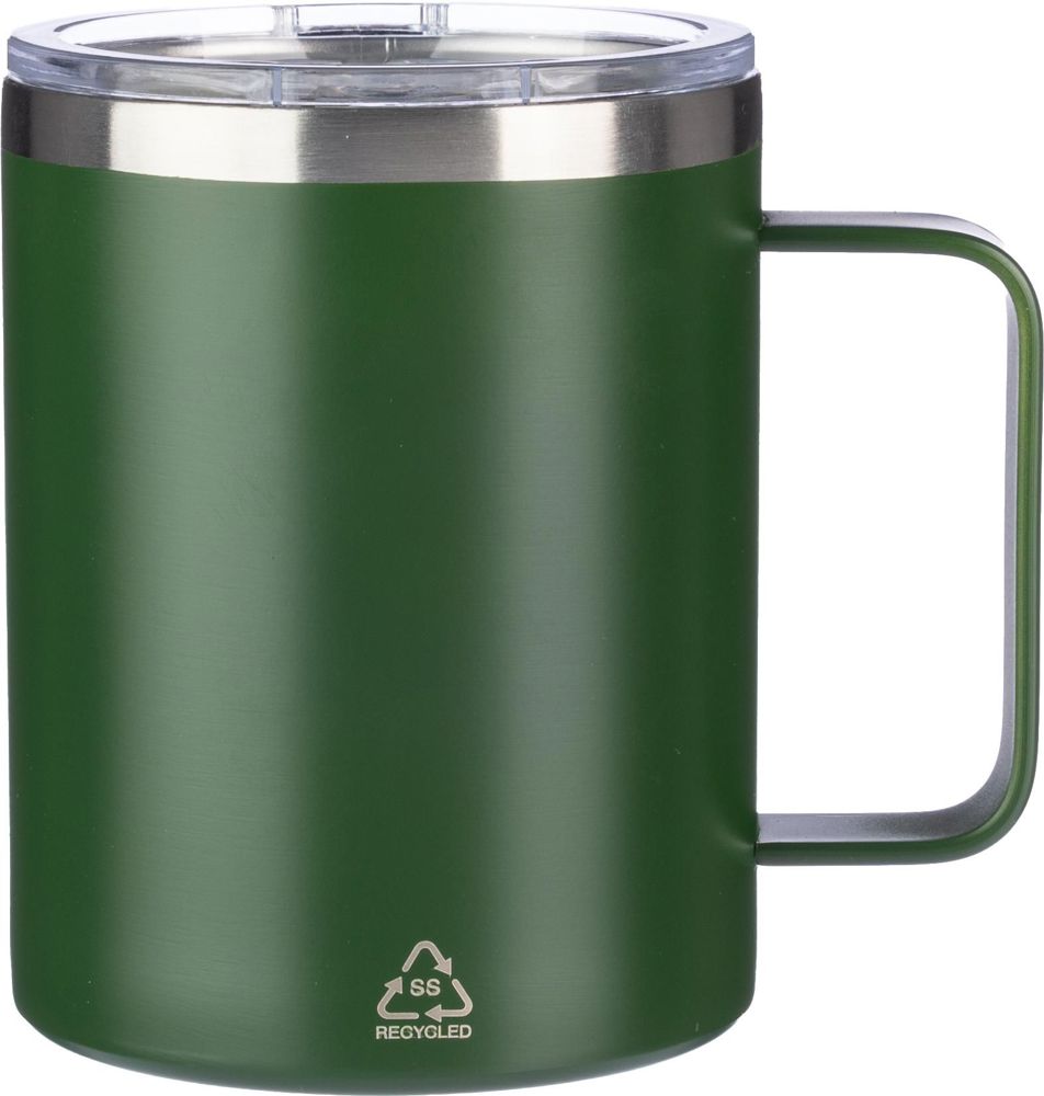 Dubbelwandige thermosbeker Renate | Gerecycled | 300 ml - groen