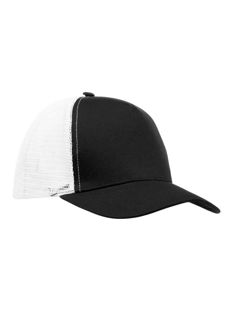 Clique - Trucker Cap Zwart/Wit One size