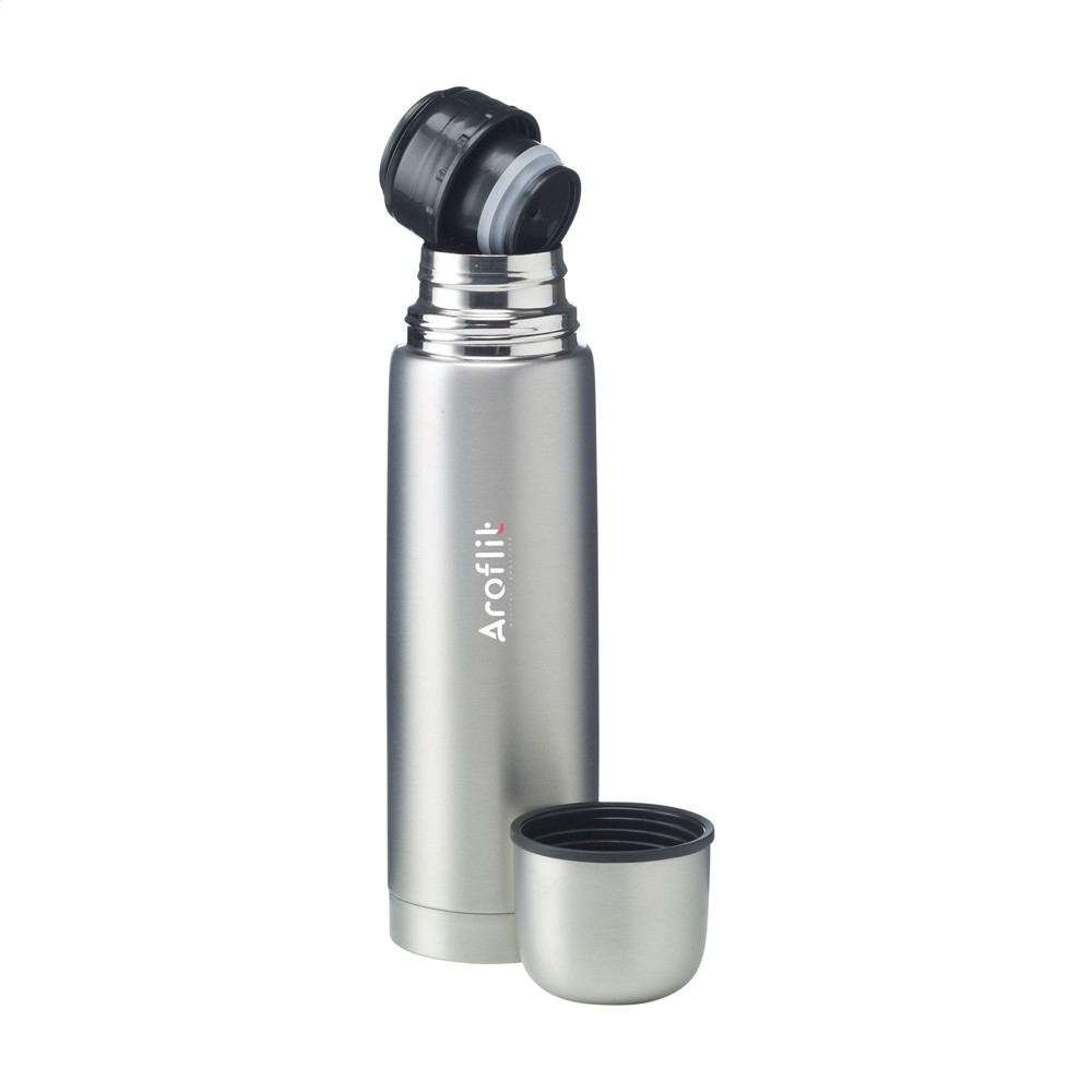 Frosted Bottle RCS Recycled Steel 500 ml thermosfles
