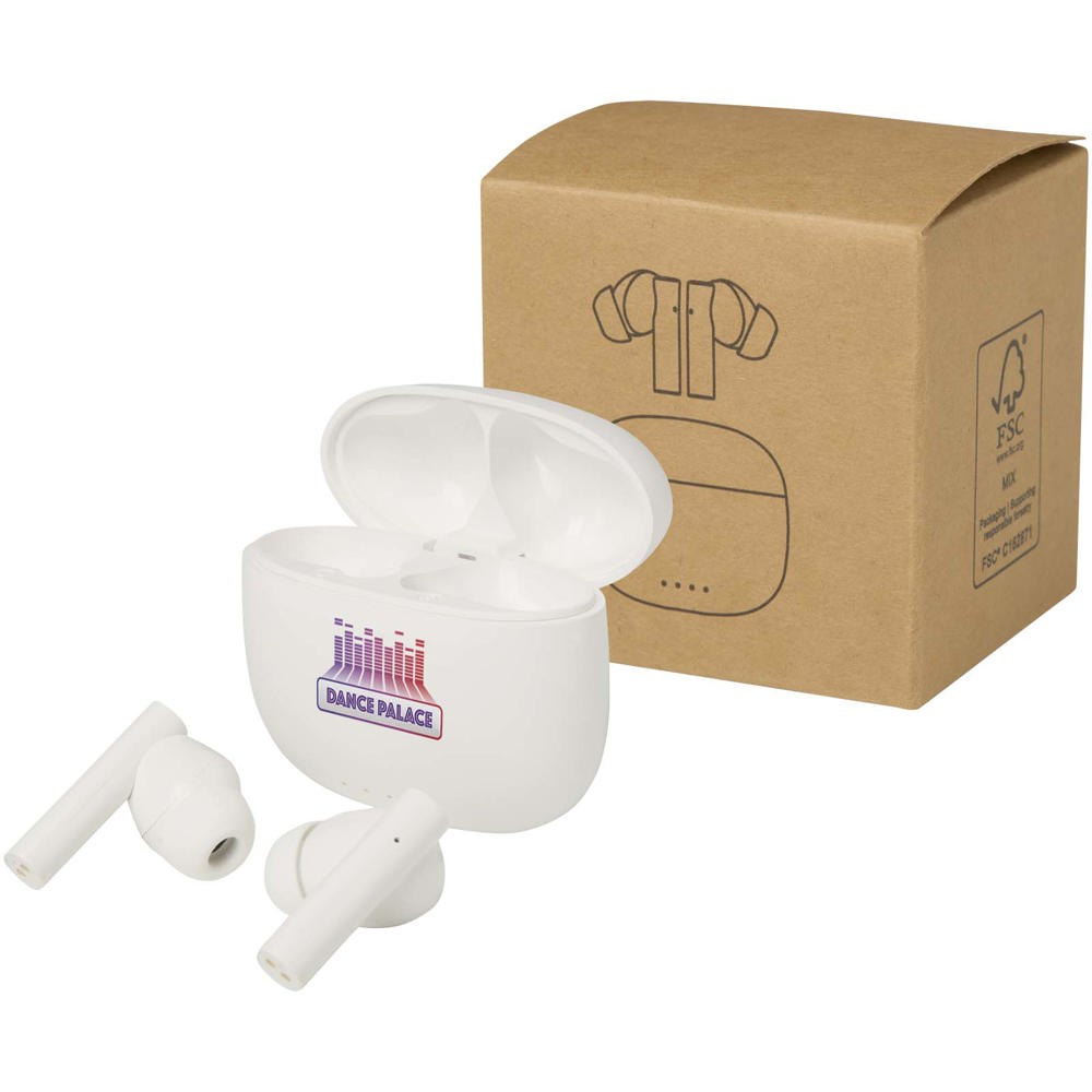 Alterf gerecycleerde plastic True Wireless Bluetooth®-oordopjes met siliconen oordopjes