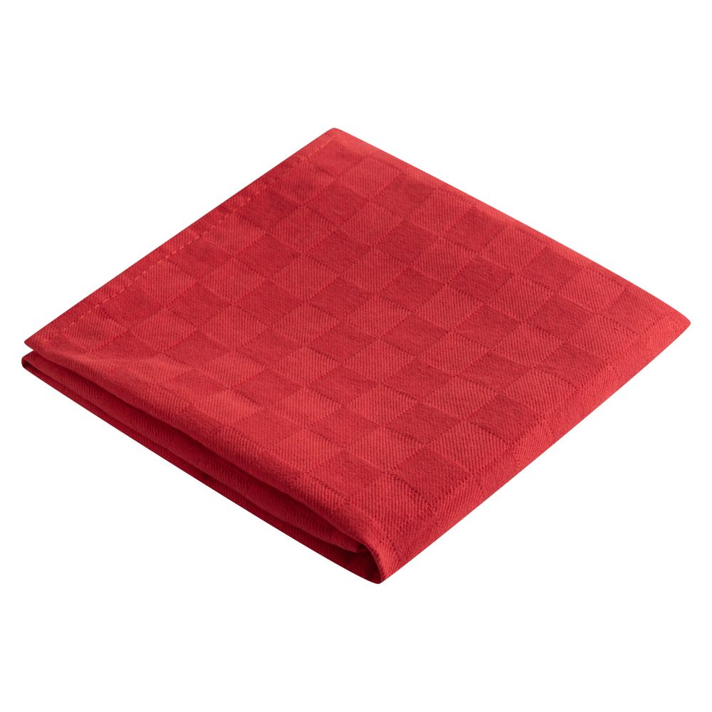Theedoek 60x50 cm, 270 gr/m² - Rood (PMS 199c) / Rood