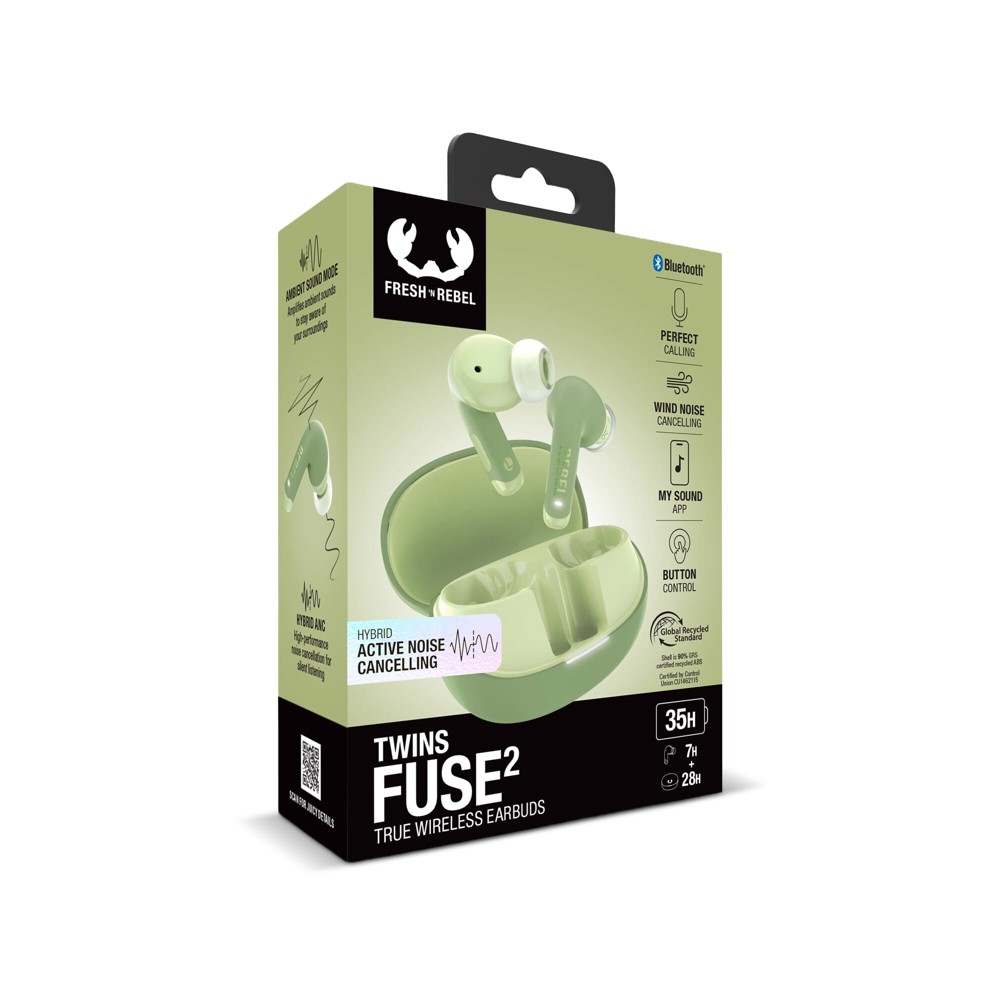 Fresh 'n Rebel Twins Fuse 2 ANC In-ear Oordopjes