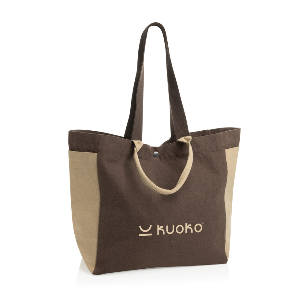 BEAU AWARE™ 400gsm recycled canvas all-round shopper