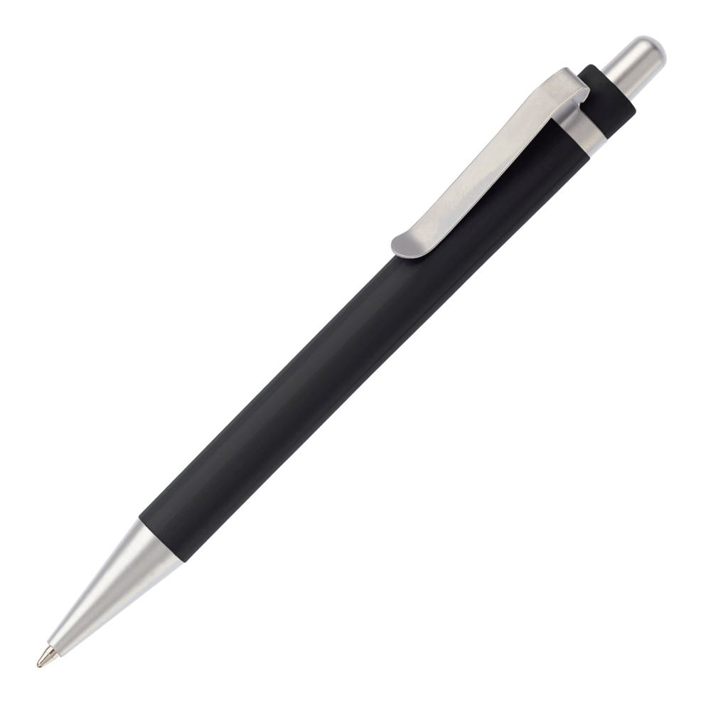 Balpen Antarctica metalen clip - zwart