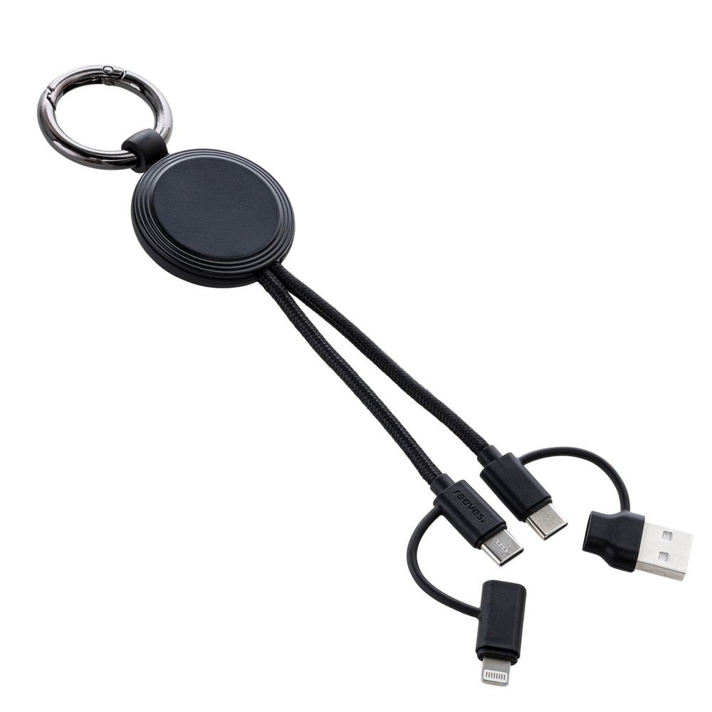 4-in-1 oplaadkabel met licht REEVES-CONVERTICS LIGHT UP