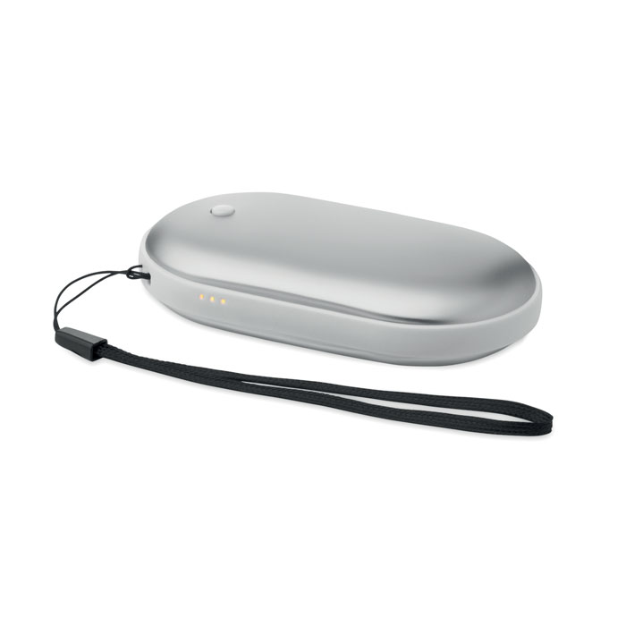 MUKAVA - Elektrische handwarmer - Mat zilver