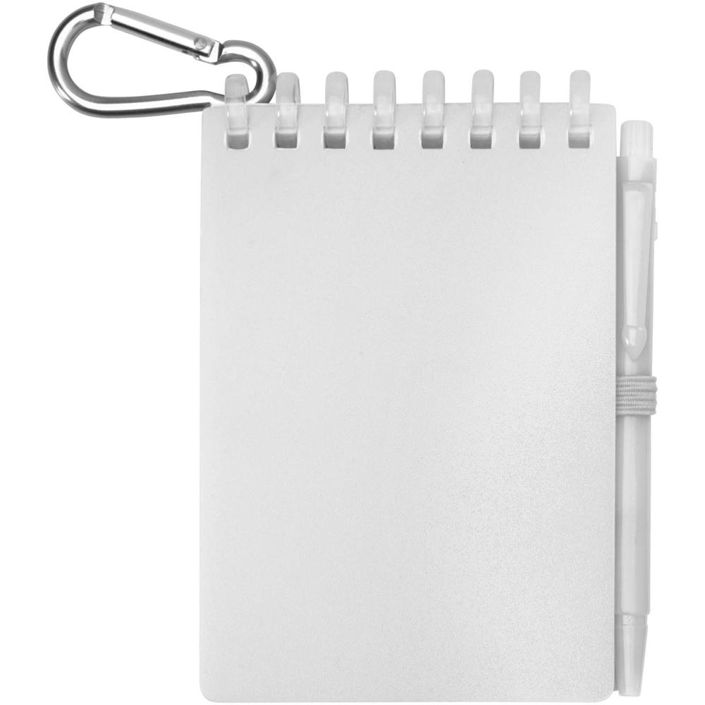 Lig Mini gerecycleerd outdoor notitieboek met zachte kaft en balpen (zwarte inkt)
