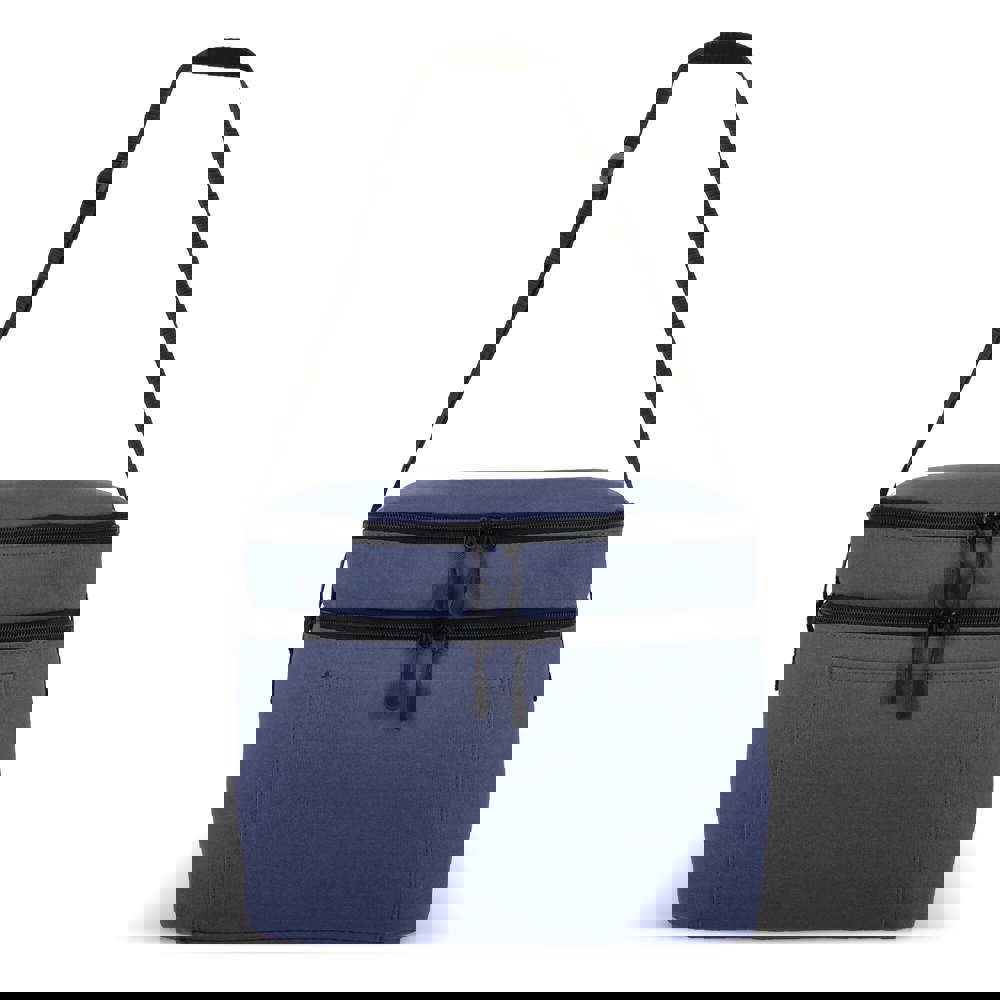 600D gerecycled PET koeltas met twee vakken 30 x 20 x 25 cm 12 L