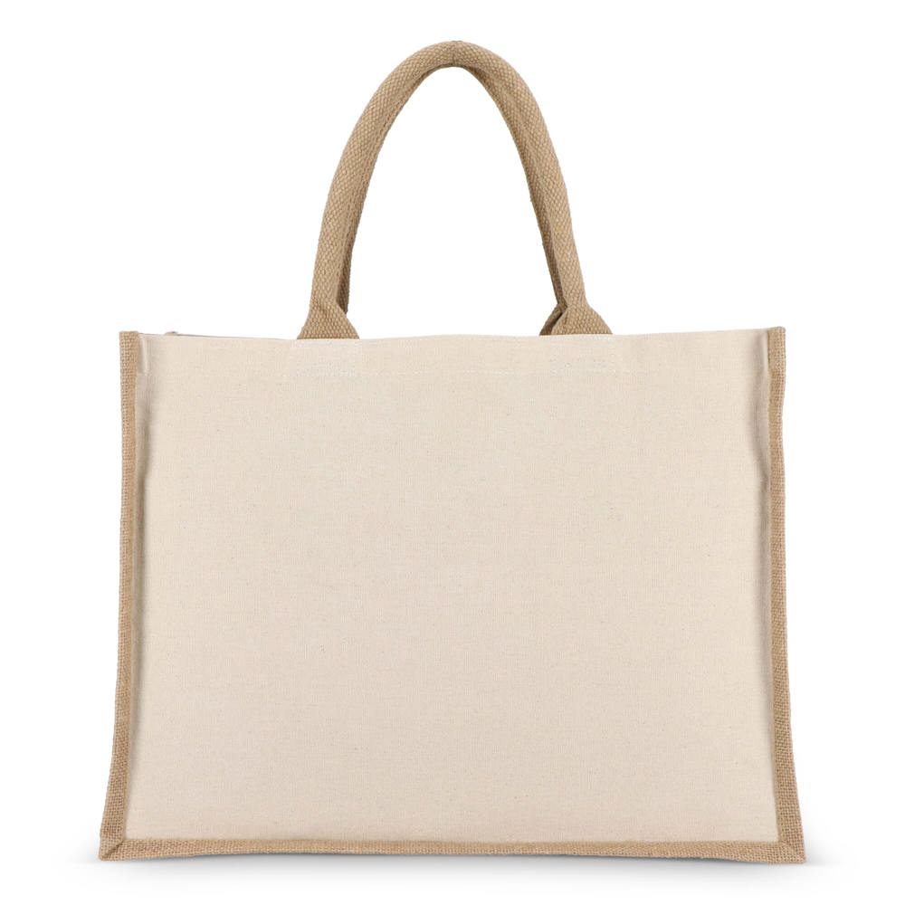 Jute-Katoen Tote OEKO-TEX® 42.5 x 19 x 32 cm 320g/m²