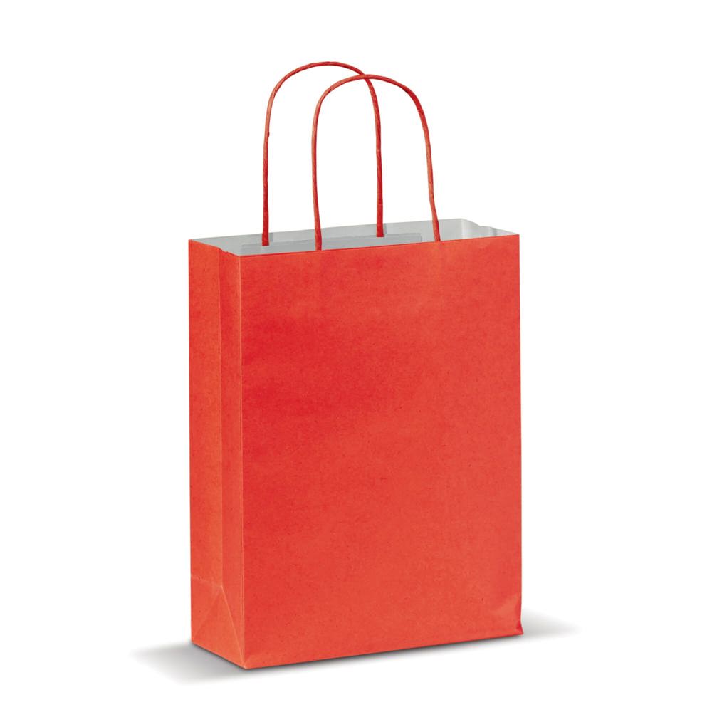 Draagtas papier klein 120g/m² - Rood