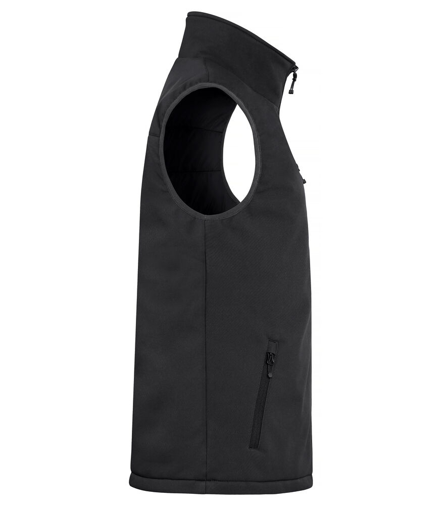 Clique - Padded Softshell Vest Zwart L