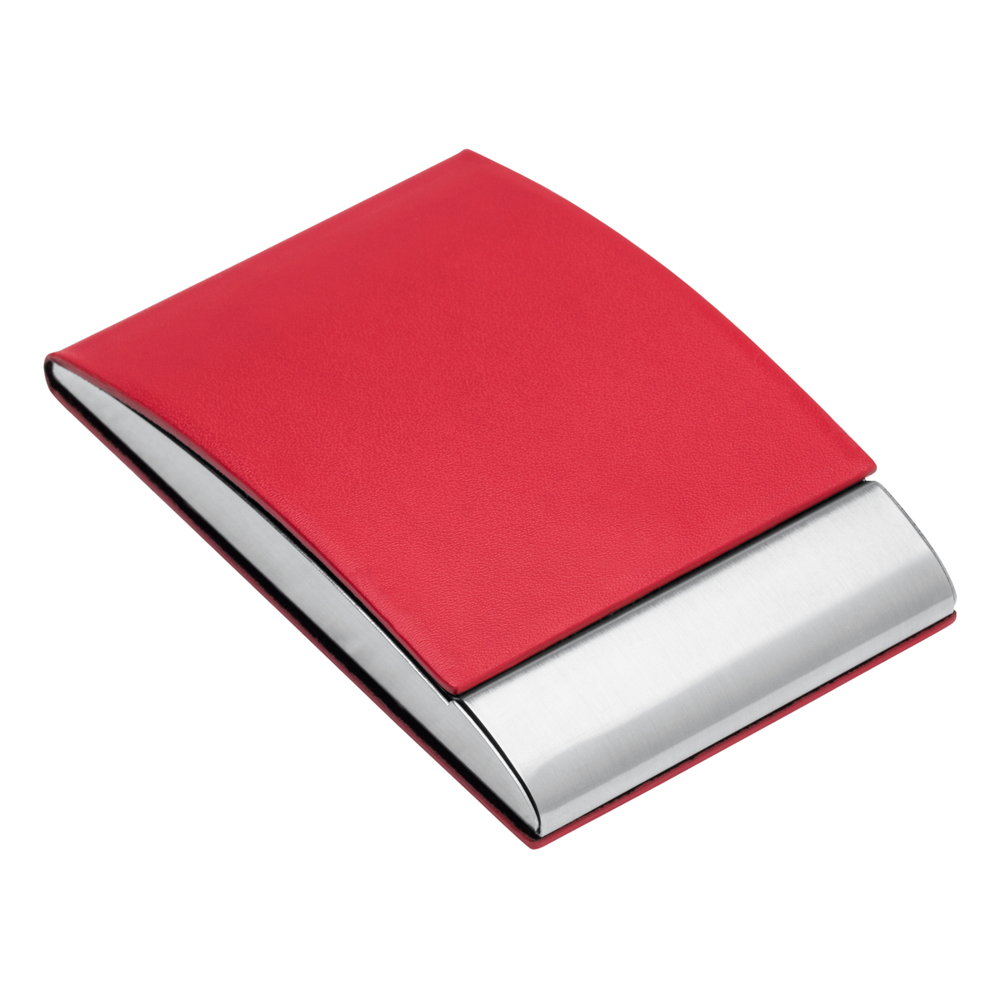 Credit en visitekaartbox REFLECTS-VANNES - rood / rood