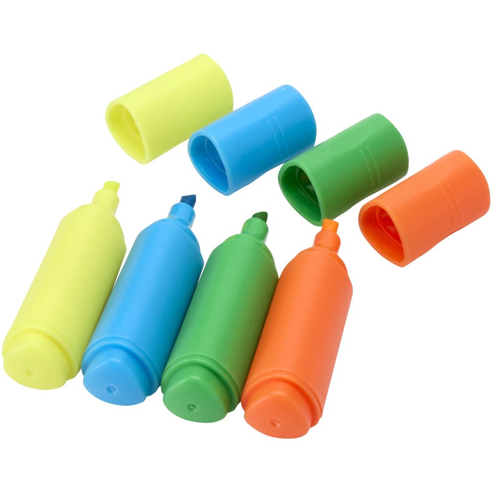 Set markeerstiften van gerecycled plastic