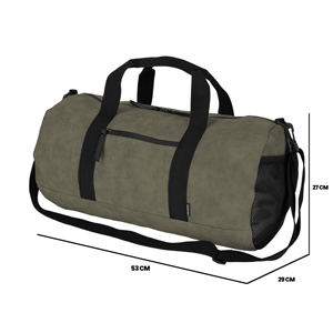 NORLÄNDER Nubuck Duffeltas Groen