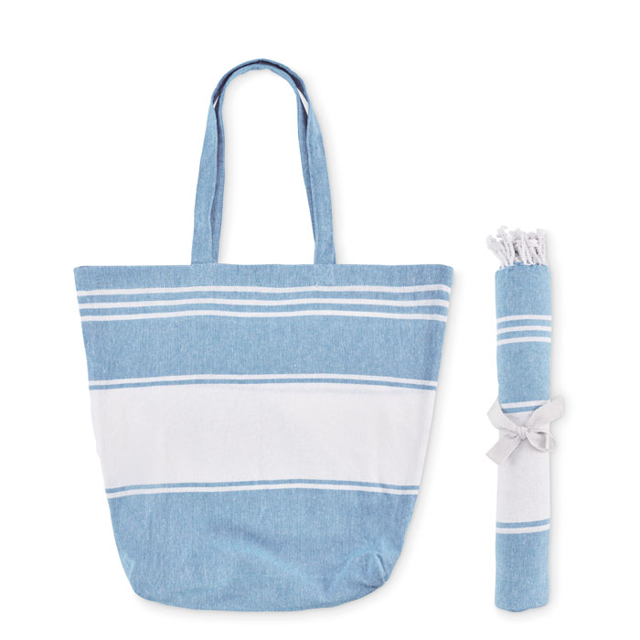 HUMMUM - Strandtas hamamdoek 50X14X38cm